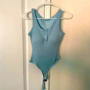 Tank top bodysuit with built-in padding